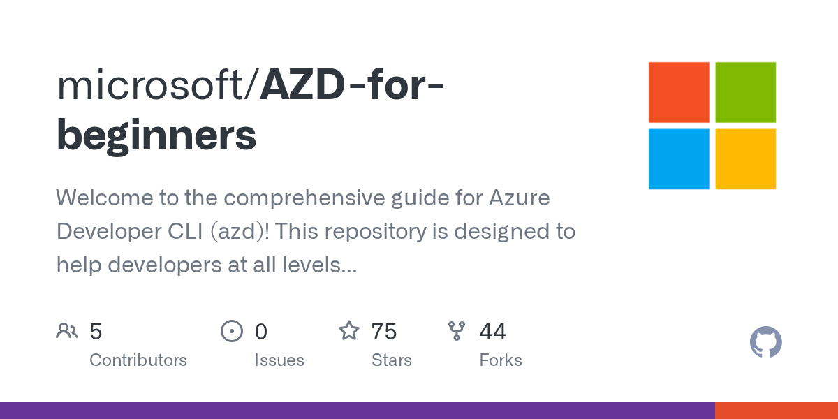 microsoft/AZD-for-beginners
