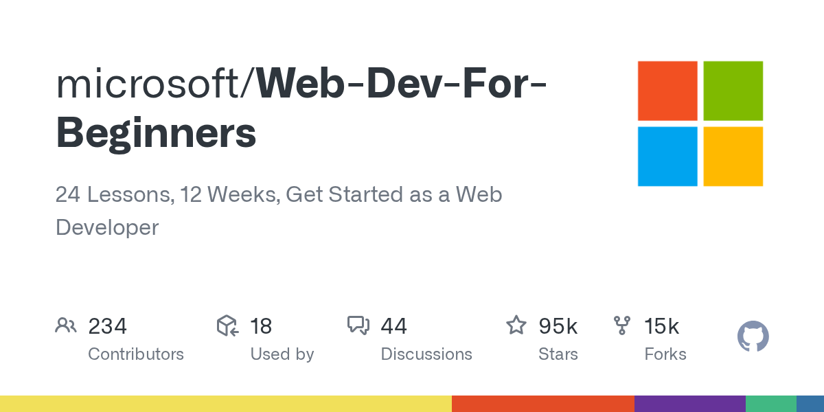 microsoft/Web-Dev-For-Beginners