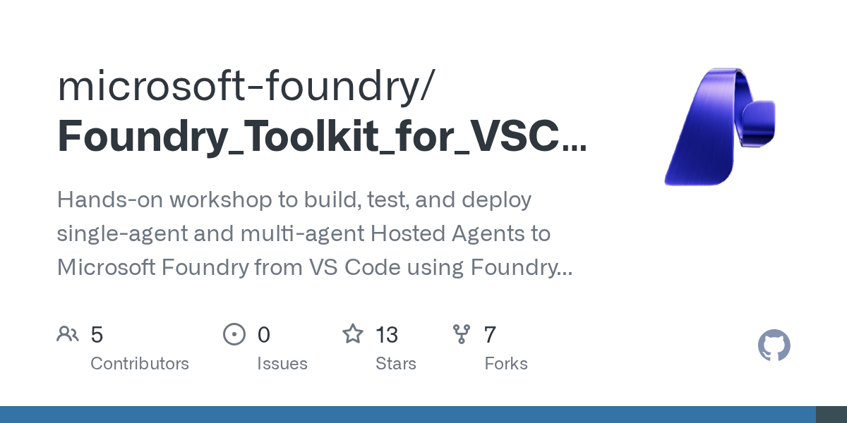 microsoft-foundry/Foundry_Toolkit_for_VSCode_Lab